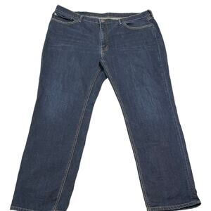 Levis 541 Mens Jeans Size 42 x 33 Athletic Taper Stretch Zip Fly Denim Blue Jean